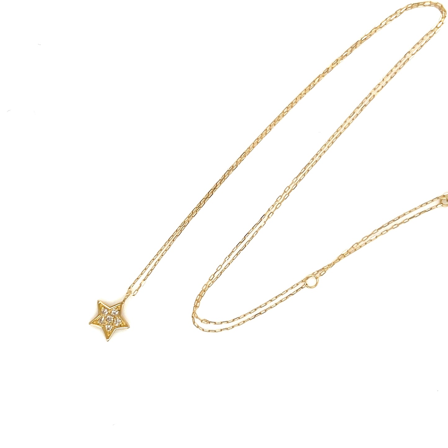 Whole Dia Star Necklace 0.04ct