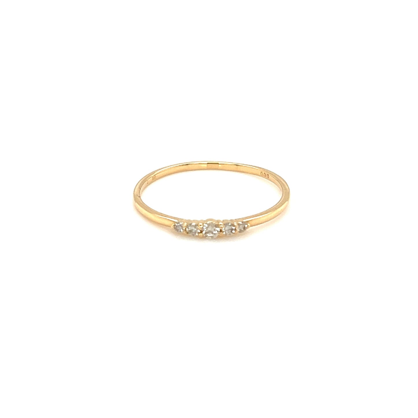 5 Dia Gradual Ring 0.08ct