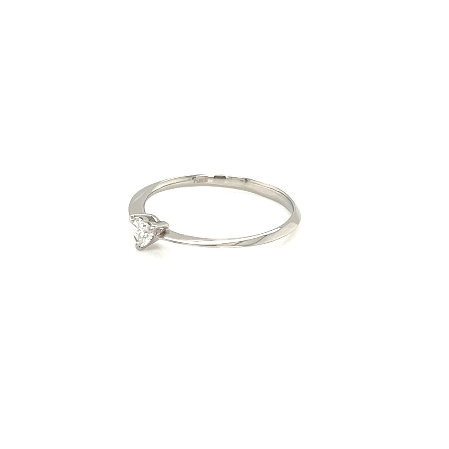 Single Heart Dia Ring 0.1ct