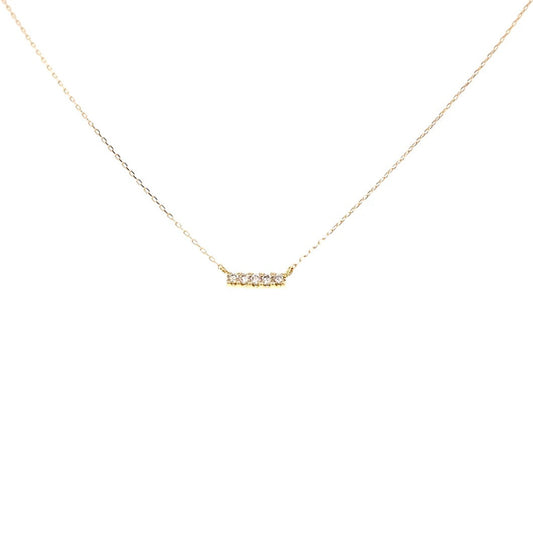 Balance Beam Necklace 0.05ct