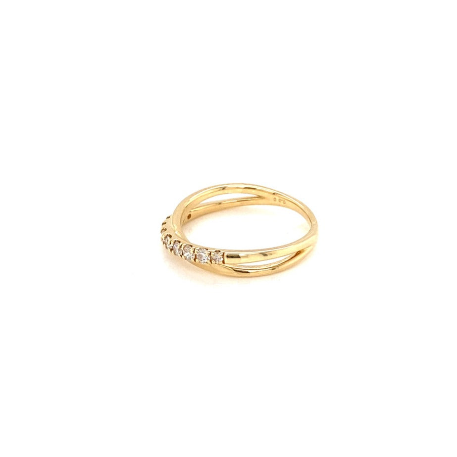 Wave Ring 0.3ct