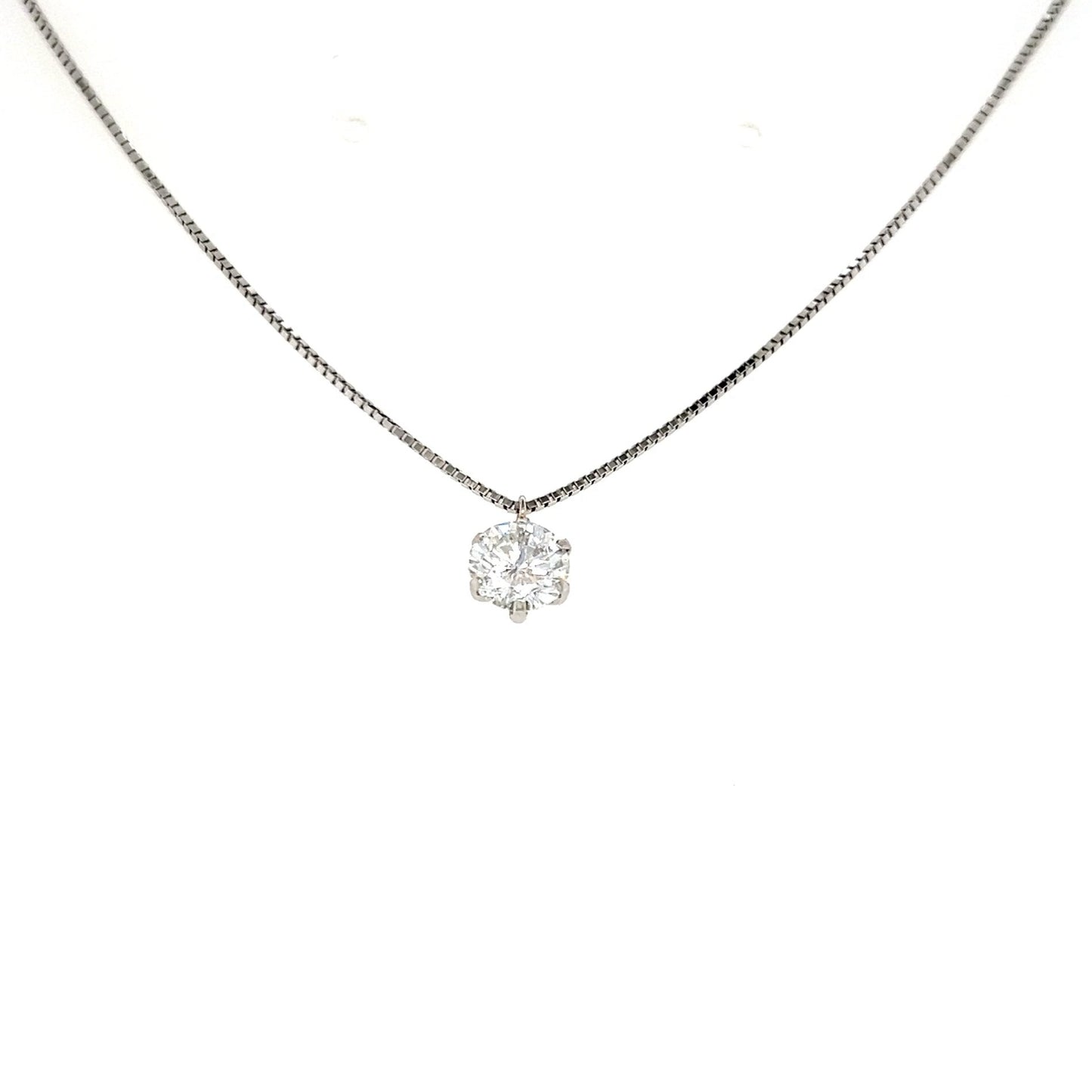 CGL Single Dia Necklace 0.728ct