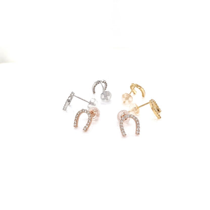 Horseshoe Earrings 0.2ct