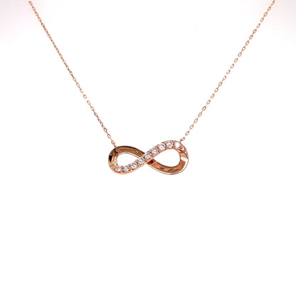 Infinity Necklace 0.2ct - JMW Jewelry Wholesale
