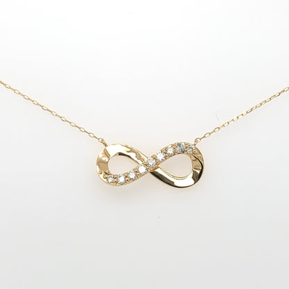 Infinity Necklace 0.2ct - JMW Jewelry Wholesale