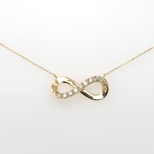 Infinity Necklace 0.2ct - JMW Jewelry Wholesale