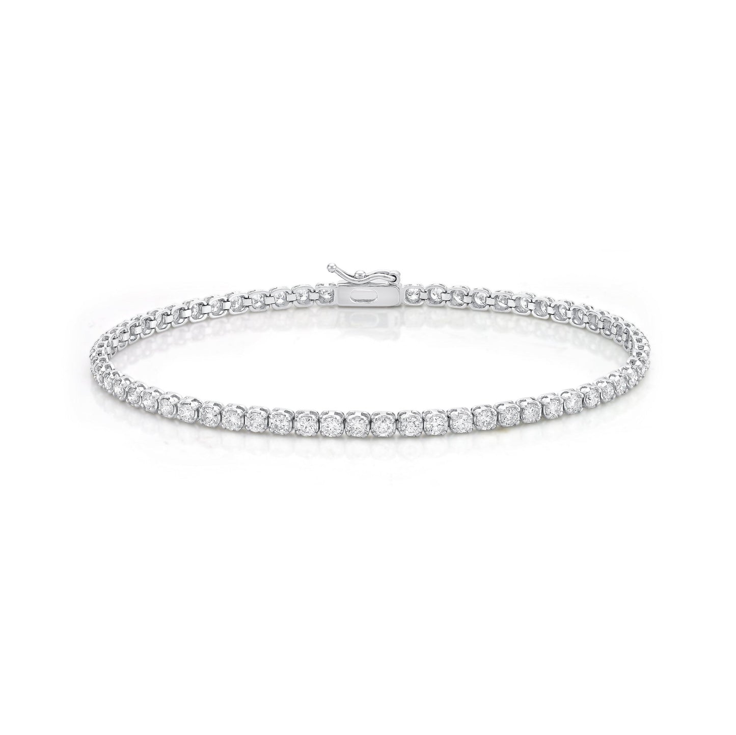 K18 Tennis Bracelet 2ct - JMW Jewelry Wholesale