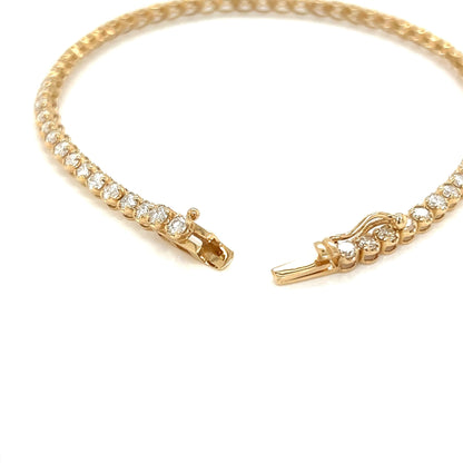 K18 Tennis Bracelet N 3ct - JMW Jewelry Wholesale