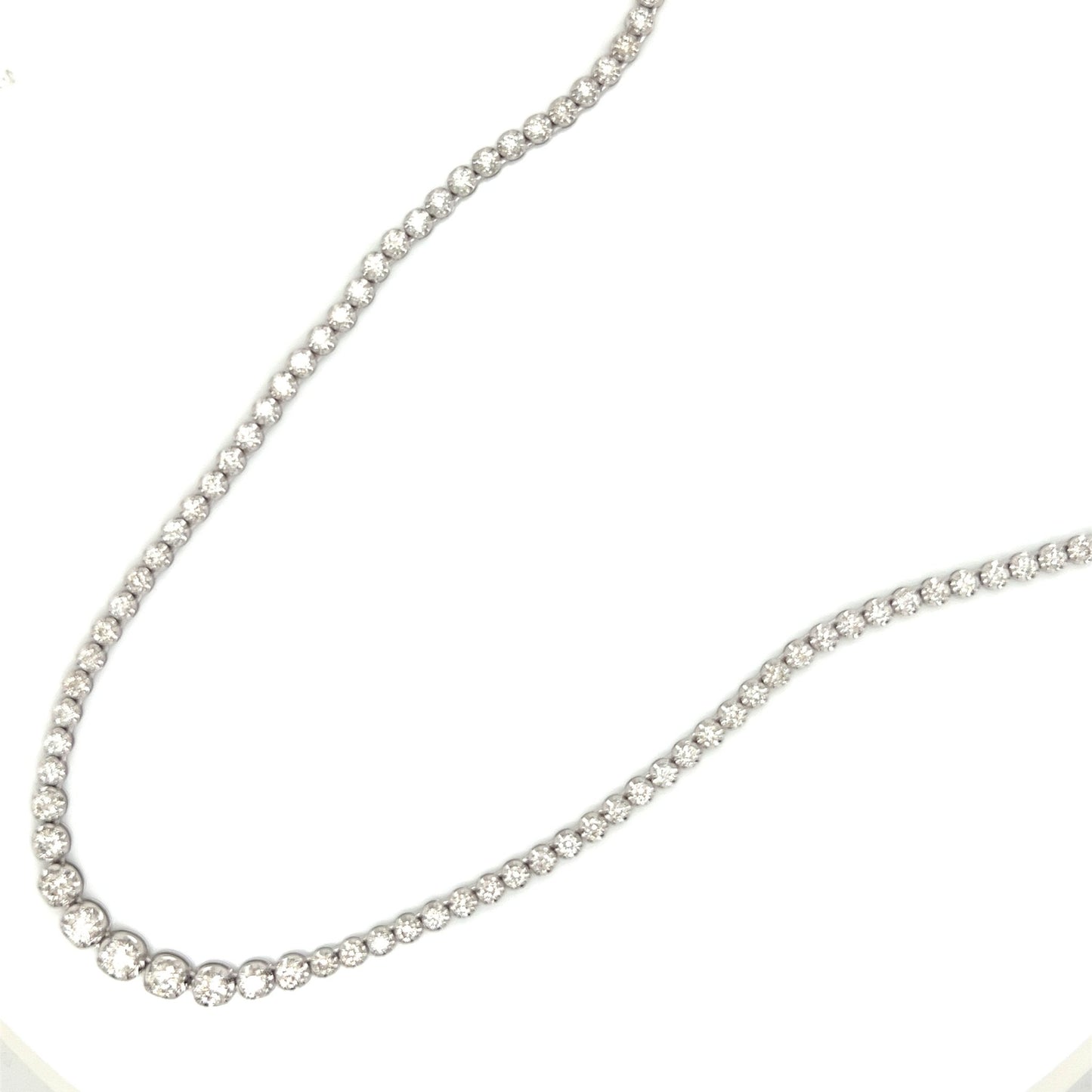 K18 Tennis Necklace T 5ct - JMW Jewelry Wholesale