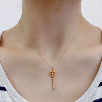 Key Necklace 0.08ct - JMW Jewelry Wholesale
