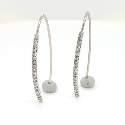 Long Dia Earwire 0.5ct - JMW Jewelry Wholesale