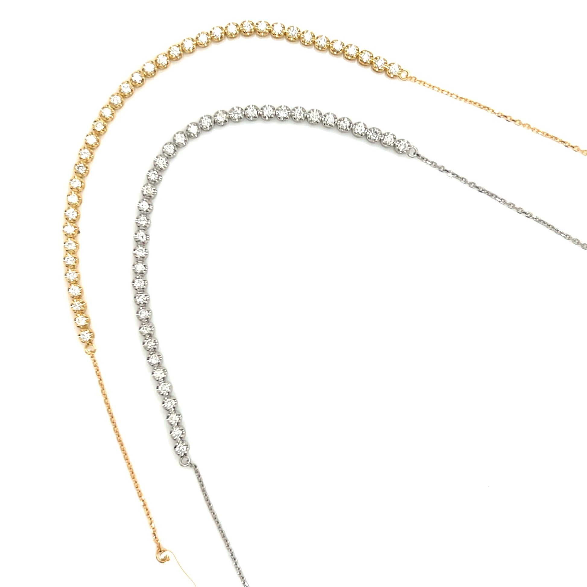 Long Dia N Bracelet 0.5ct - JMW Jewelry Wholesale