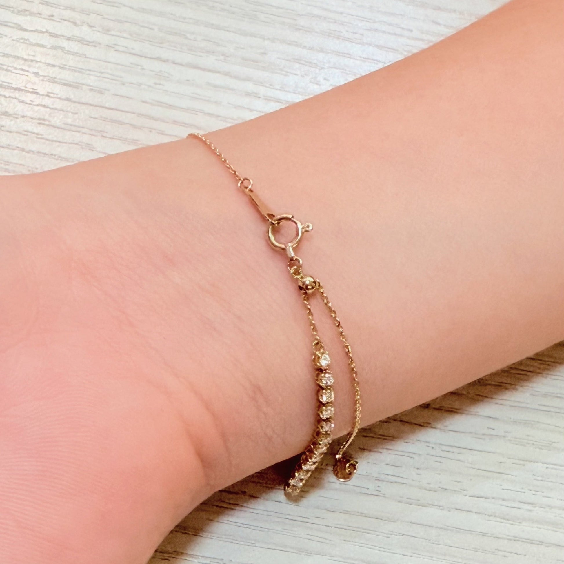 Long Dia N Bracelet 0.5ct - JMW Jewelry Wholesale