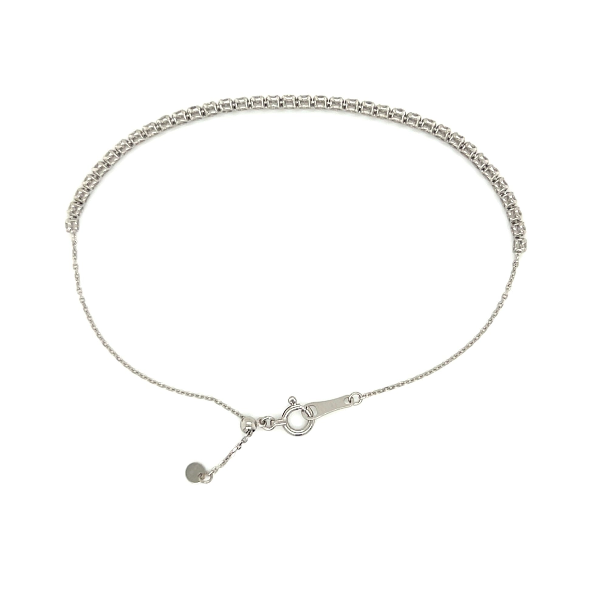 Long Dia N Bracelet 0.5ct - JMW Jewelry Wholesale