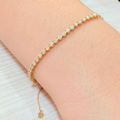 Long Dia N Bracelet 0.5ct - JMW Jewelry Wholesale