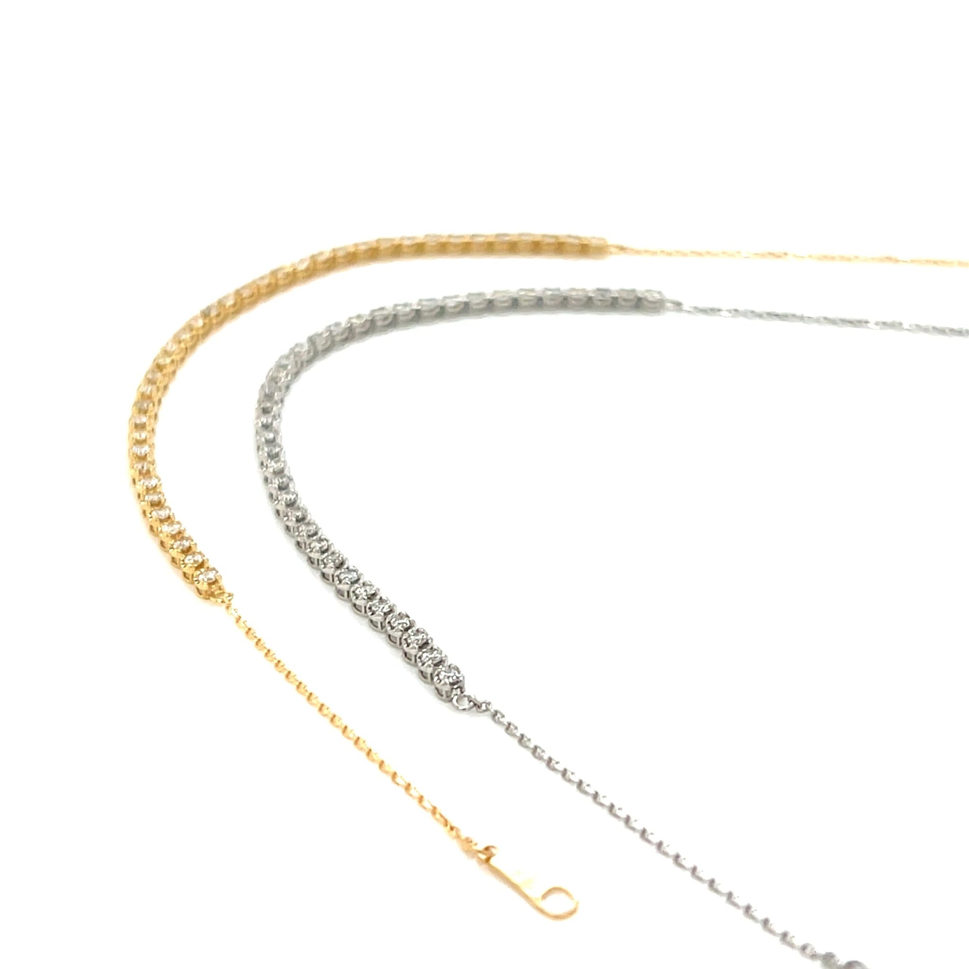 Long Dia N Bracelet 0.5ct - JMW Jewelry Wholesale