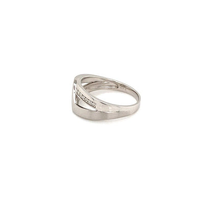 Matte Line Ring 0.07ct - JMW Jewelry Wholesale