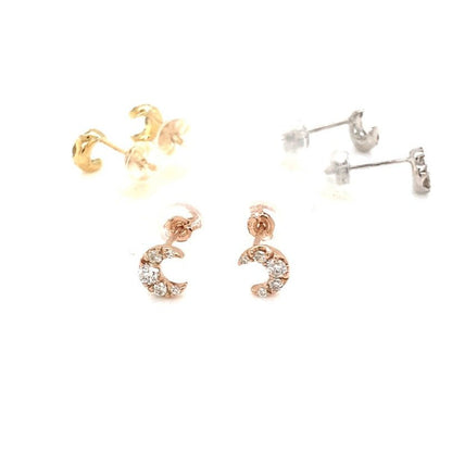 Moon Earrings 0.16ct - JMW Jewelry Wholesale