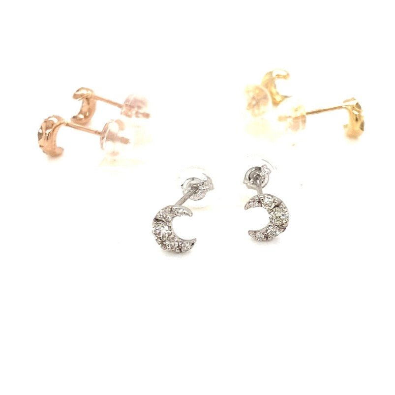 Moon Earrings 0.16ct - JMW Jewelry Wholesale