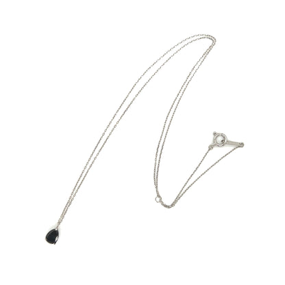 Pear cut Black Diamond Necklace 0.4ct - JMW Jewelry Wholesale