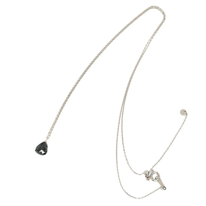 Pear cut Black Diamond Necklace 0.8ct - JMW Jewelry Wholesale