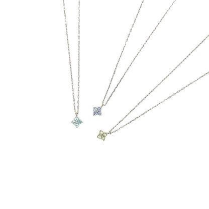 Peridot Clover Necklace - JMW Jewelry Wholesale