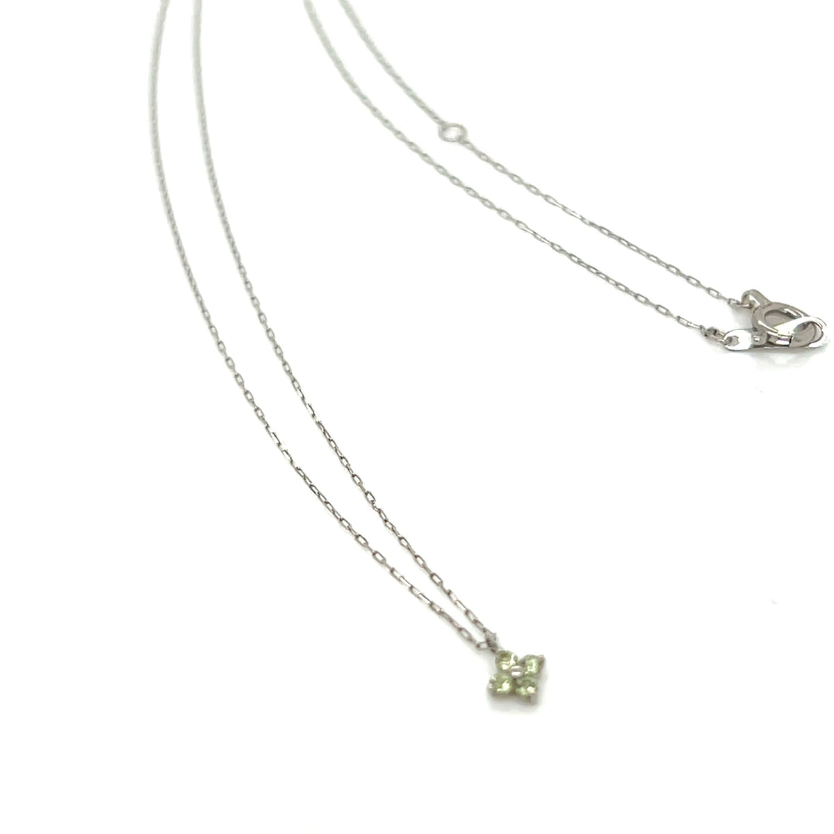 Peridot Clover Necklace - JMW Jewelry Wholesale