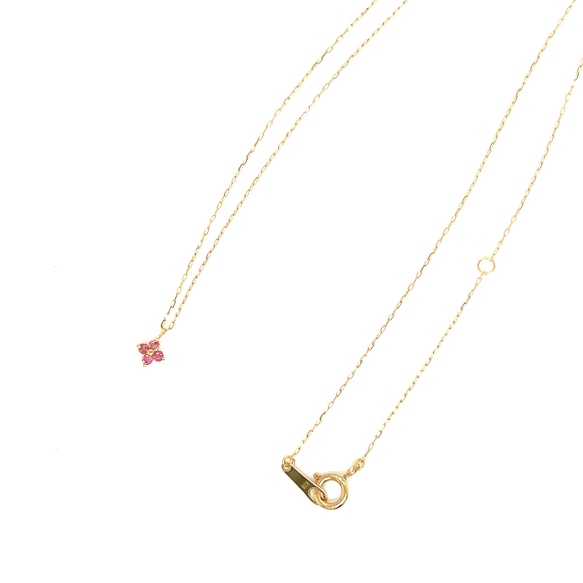 Pink Tourmaline Clover Necklace - JMW Jewelry Wholesale