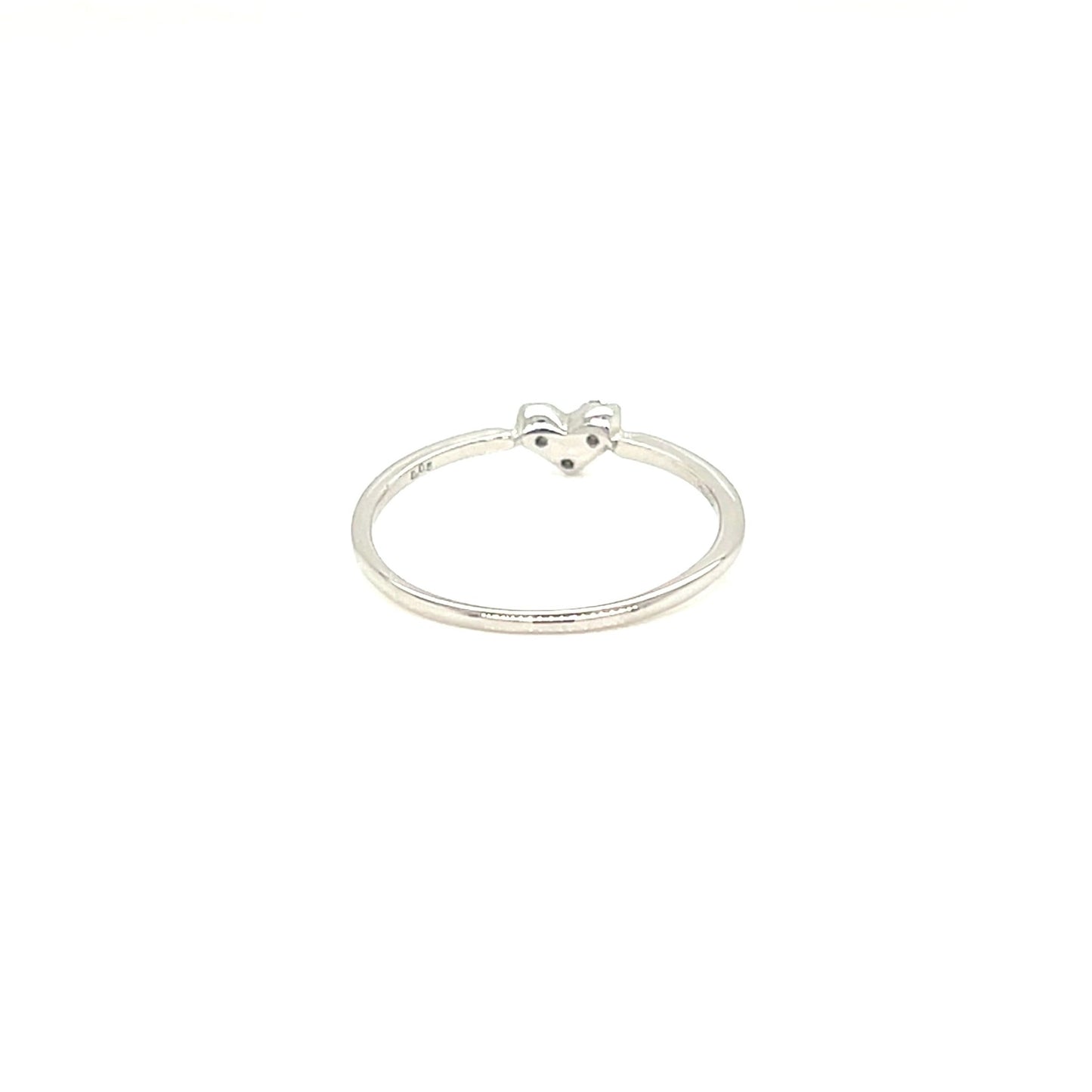 Pinky 3 Dia Heart N Ring 0.05ct - JMW Jewelry Wholesale