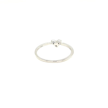 Pinky 3 Dia Heart N Ring 0.05ct - JMW Jewelry Wholesale