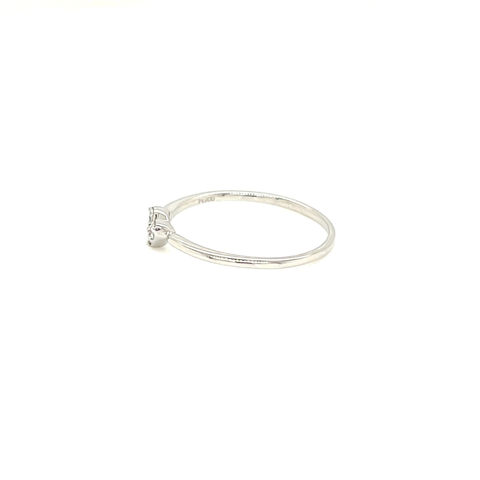 Pinky 3 Dia Heart N Ring 0.05ct - JMW Jewelry Wholesale