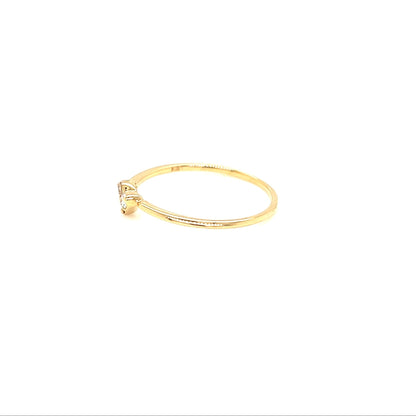 Pinky 3 Dia Heart N Ring 0.05ct - JMW Jewelry Wholesale