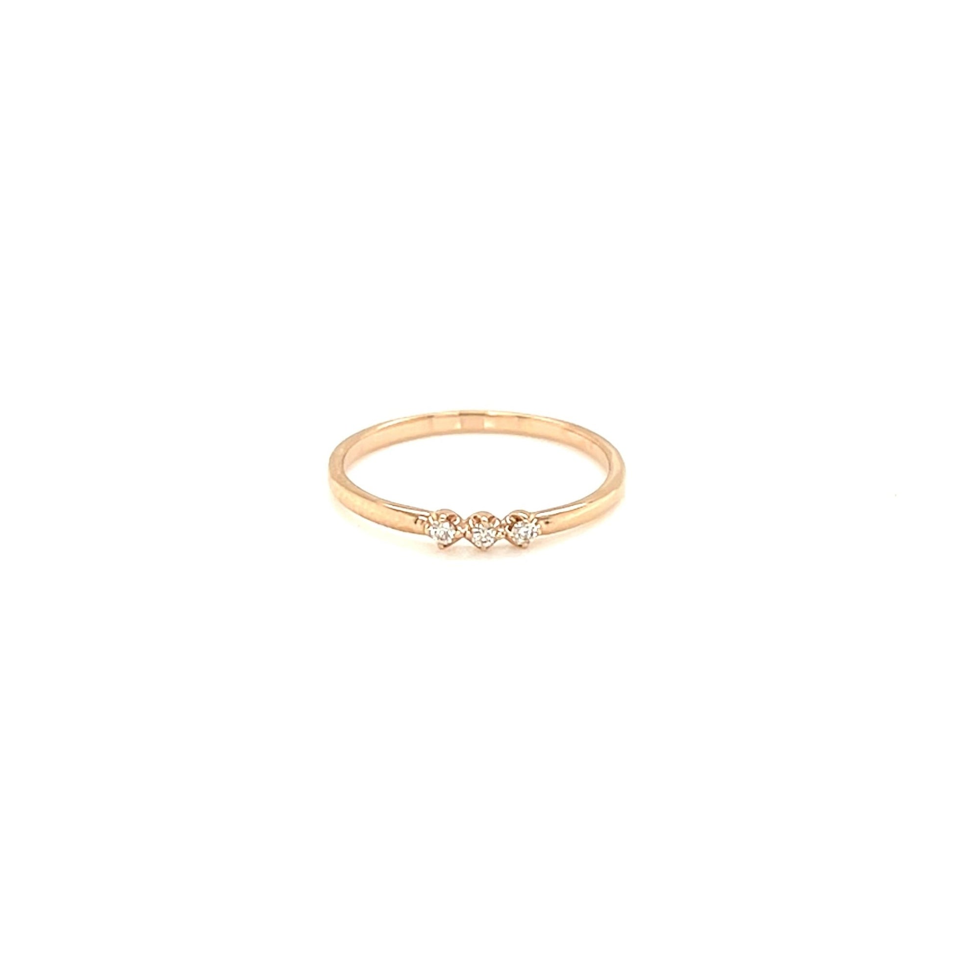 Pinky 3 Dia Ring 0.03ct - JMW Jewelry Wholesale