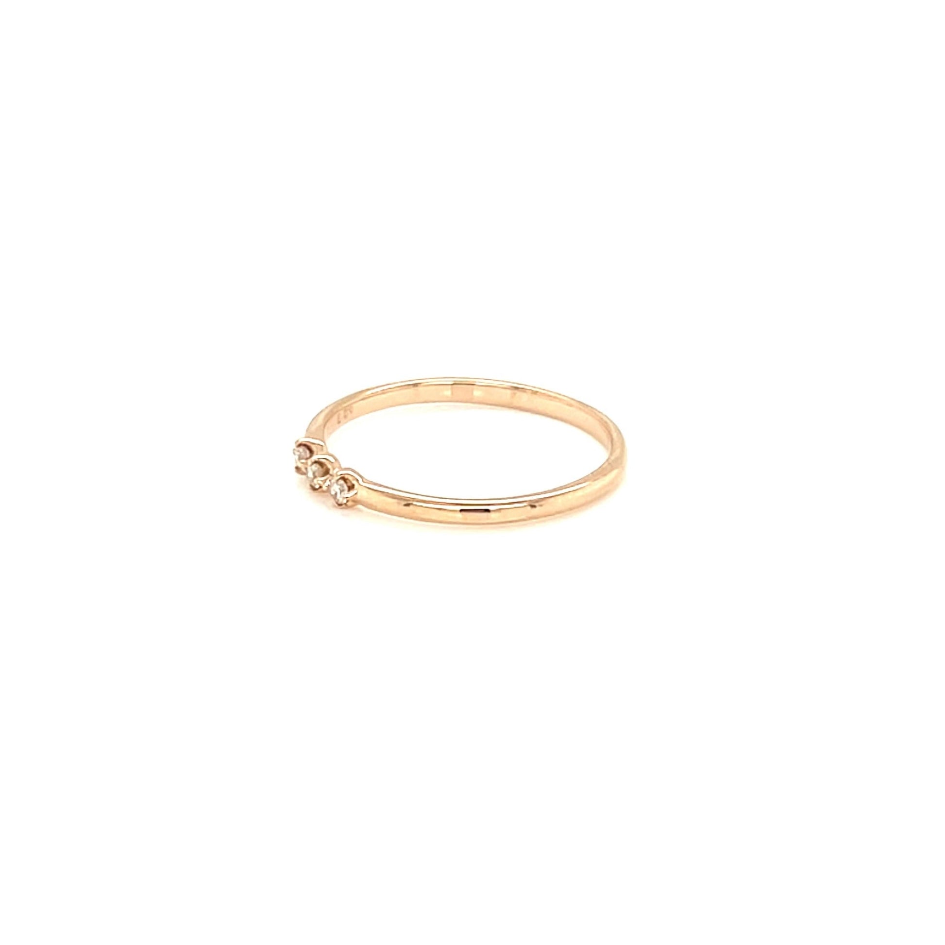 Pinky 3 Dia Ring 0.03ct - JMW Jewelry Wholesale