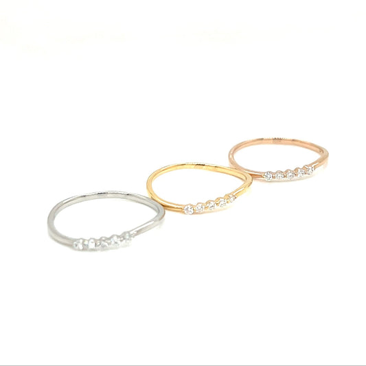 Pinky 5 Dia Ring 0.05ct - JMW Jewelry Wholesale