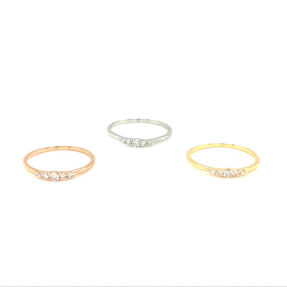 Pinky 5 Dia Ring 0.08ct - JMW Jewelry Wholesale