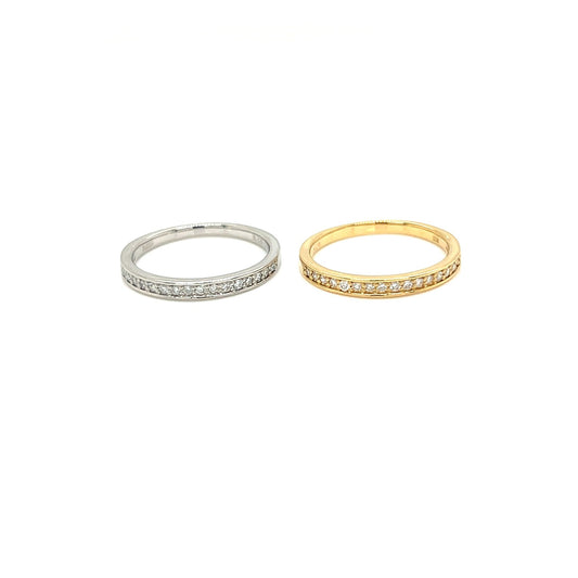 Pinky Channel Ring 0.1ct - JMW Jewelry Wholesale