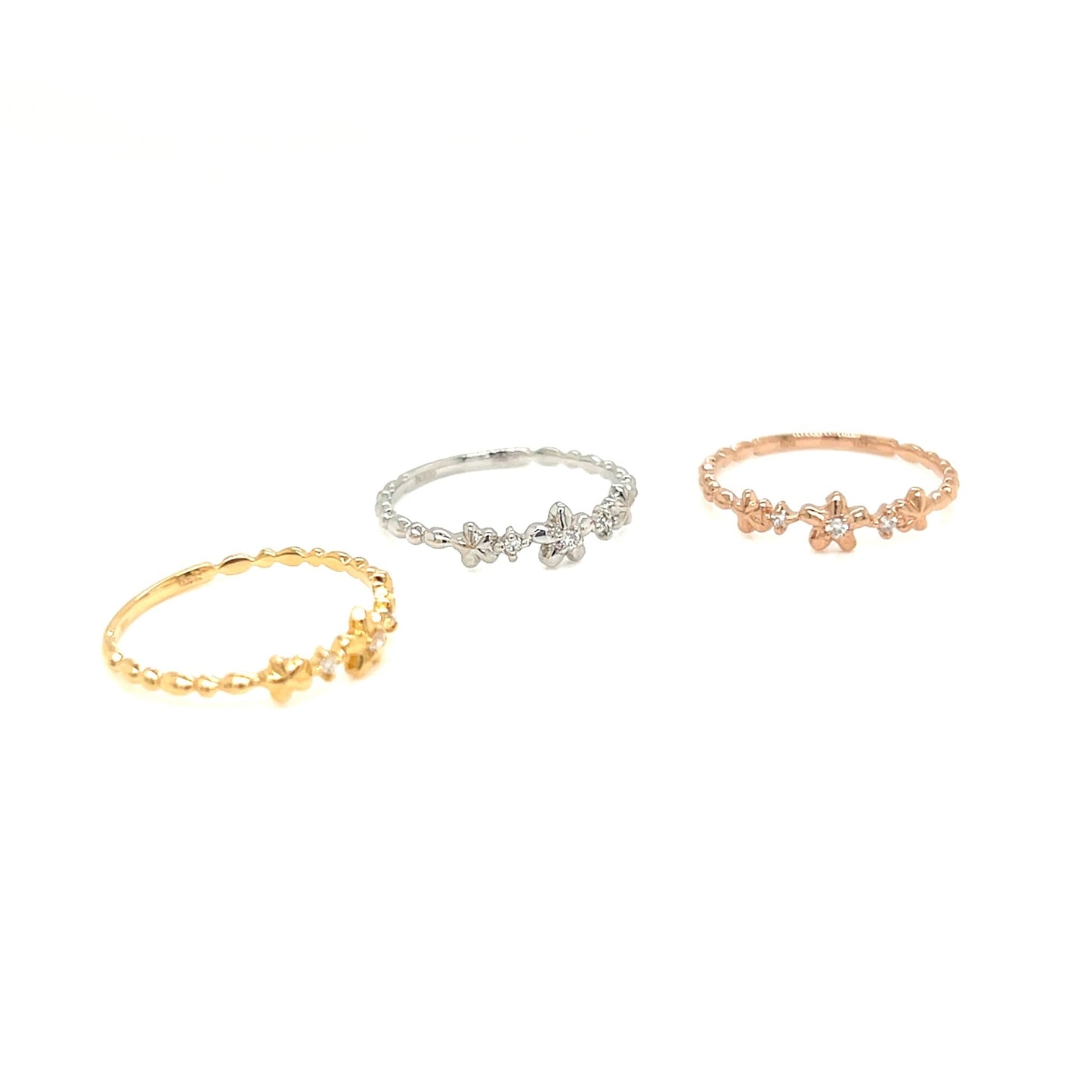Pinky Daisy Ring 0.02ct - JMW Jewelry Wholesale