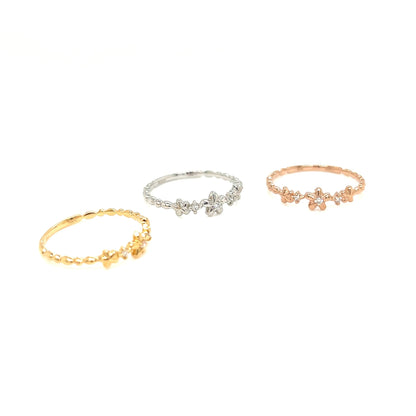 Pinky Daisy Ring 0.02ct - JMW Jewelry Wholesale