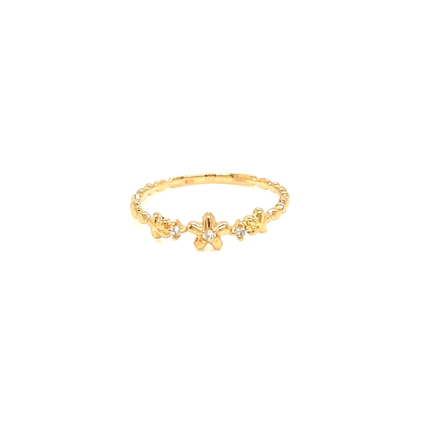 Pinky Daisy Ring 0.02ct - JMW Jewelry Wholesale