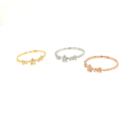 Pinky Daisy Ring 0.02ct - JMW Jewelry Wholesale
