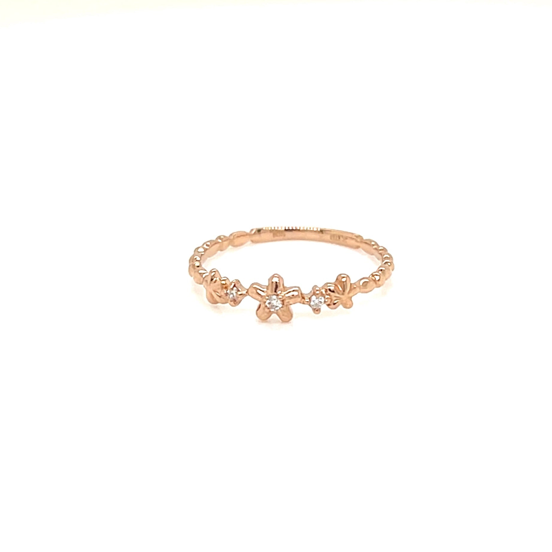 Pinky Daisy Ring 0.02ct - JMW Jewelry Wholesale