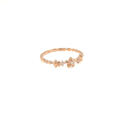 Pinky Daisy Ring 0.02ct - JMW Jewelry Wholesale