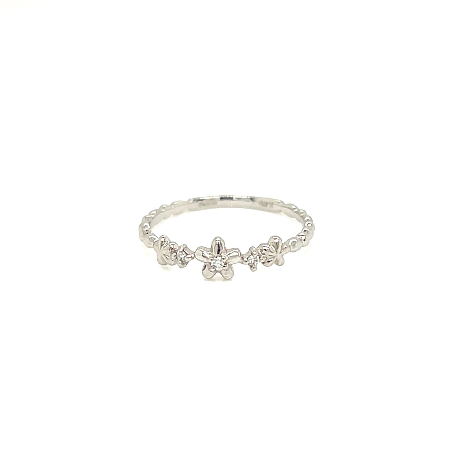 Pinky Daisy Ring 0.02ct - JMW Jewelry Wholesale