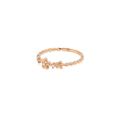 Pinky Daisy Ring 0.02ct - JMW Jewelry Wholesale