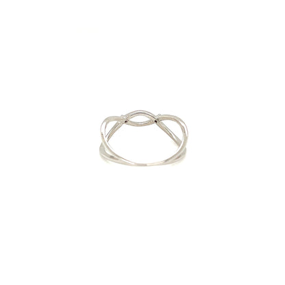 Pinky Fine Trio Wave ring 0.01ct - JMW Jewelry Wholesale
