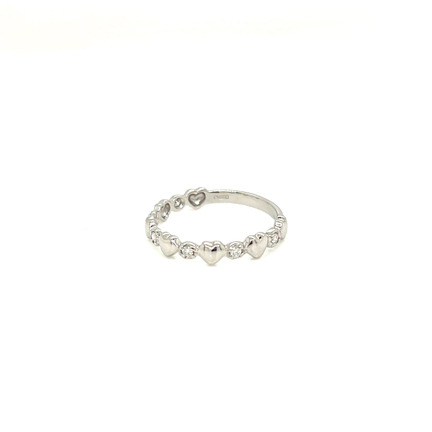 Pinky Heart Ring 0.05ct - JMW Jewelry Wholesale