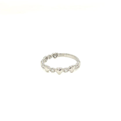 Pinky Heart Ring 0.05ct - JMW Jewelry Wholesale