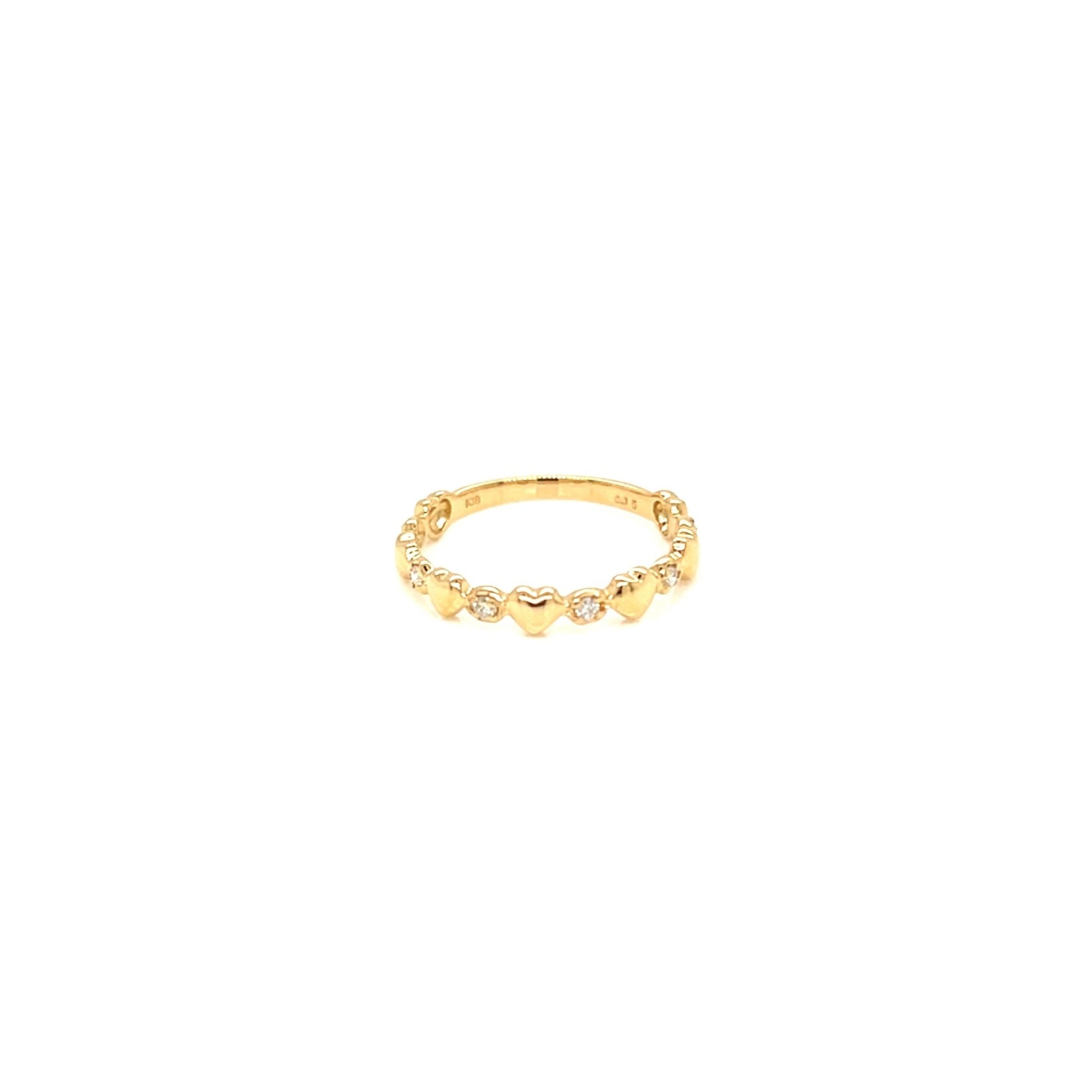 Pinky Heart Ring 0.05ct - JMW Jewelry Wholesale