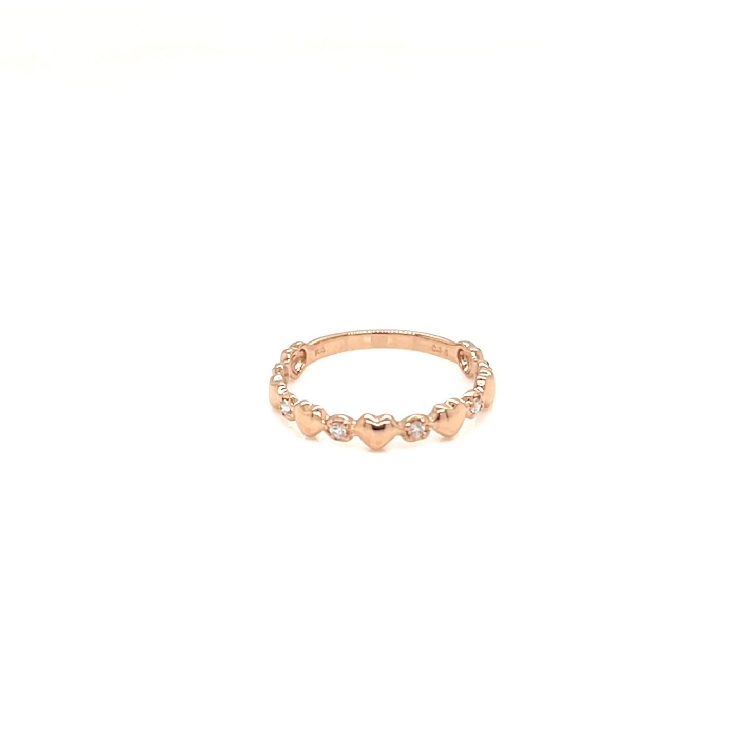 Pinky Heart Ring 0.05ct - JMW Jewelry Wholesale